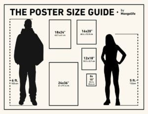 typical poster sizes