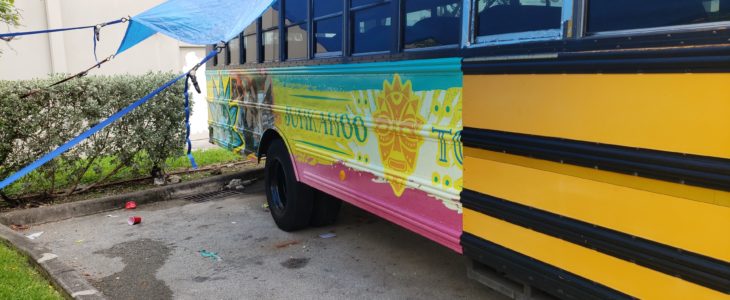 Bus vehicle wrap Miami