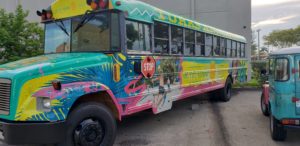 Custom Bus Wrap Miami