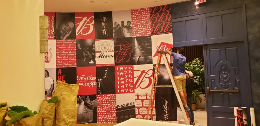 Wall graphics wall mural