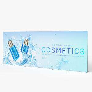 20ft SEG Fabric Display - trade show display Miami