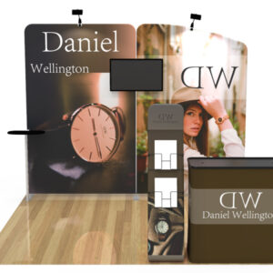 10x10 custom trade show booth kit A1 - Graphink Miami