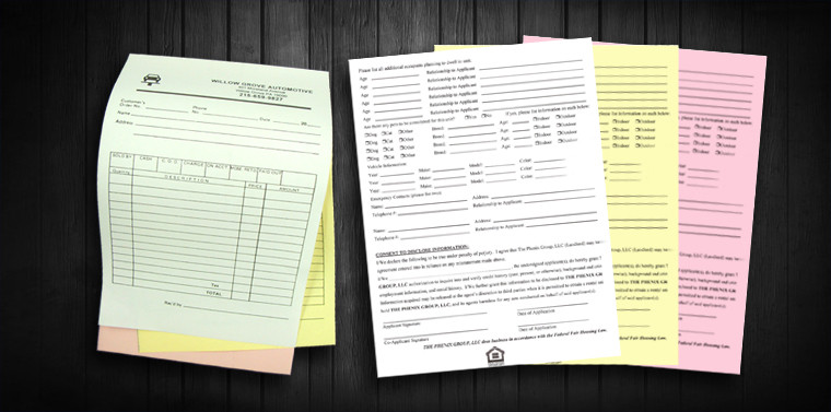 NCR Forms (Individual Sets)