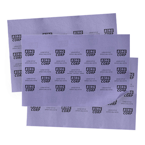 Full Color Printed Paper Tissue - Full Sheet in Lavender - custom printed bag - Graphink Miami