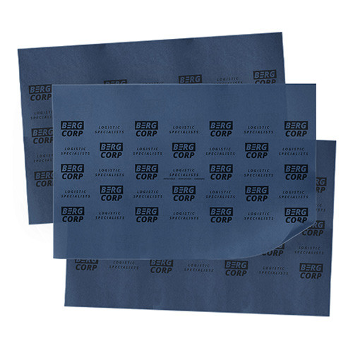 Full Color Printed Paper Tissue - Full Sheet in Midnight Blue - custom printed bag - Graphink Miami
