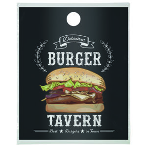 12 x 15 Digital Full-Color Doorknob Plastic Bag custom printed plastic bag - Graphink Miami