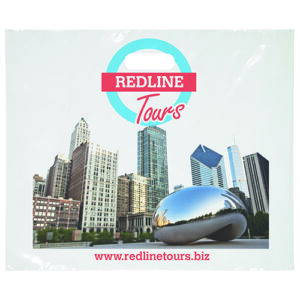 18 x 15 Digital Full-Color Die Cut Plastic Bag custom printed plastic bag - Graphink Miami