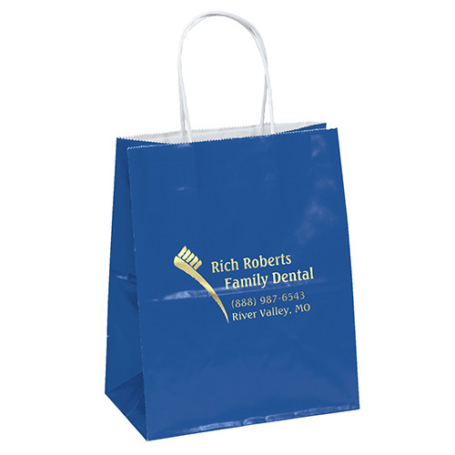 Amanda™ Paper Bag custom printed paper bag - view 2 - Graphink Miami