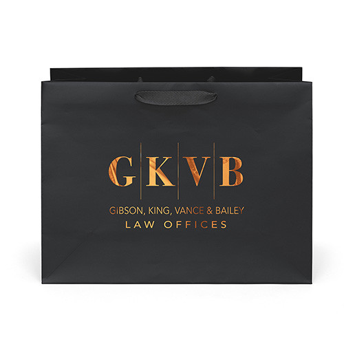 Rome Paper Bag custom printed paper bag - view 2 - Graphink Miami