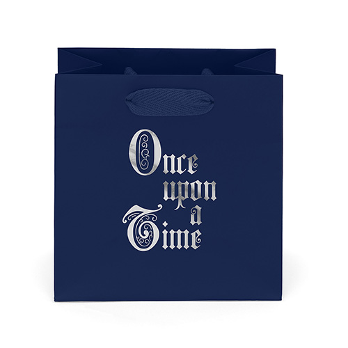 Dublin Paper Bag in Navy Blue - custom printed bag - Graphink Miami