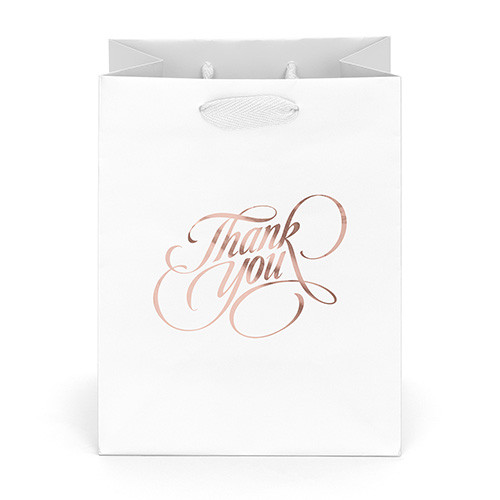 Berlin Paper Bag in White - custom printed bag - Graphink Miami