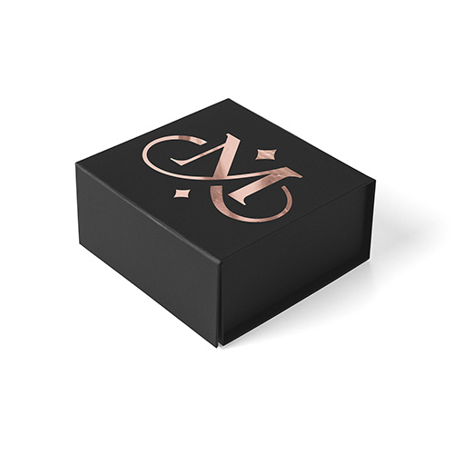 Maria Magnetic Closure Keepsake Box custom printed paper bag - view 2 - Graphink Miami