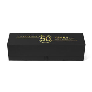 Gina Magnetic Closure Rectangle Box custom printed paper bag - Graphink Miami
