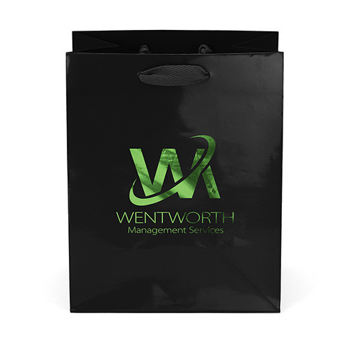 Crystal™ Paper Bag custom printed paper bag - view 2 - Graphink Miami