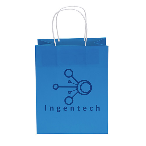 Brite Mini Paper Bag custom printed paper bag - view 3 - Graphink Miami
