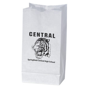 White Peanut Bag custom printed paper bag - Graphink Miami