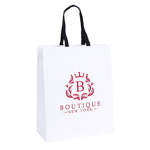Eco Teak Paper Bag custom printed paper bag - view 2 - Graphink Miami