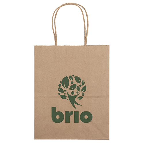 Eco Shopper Mini custom printed paper bag - Graphink Miami