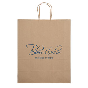 Eco Shopper Citation custom printed paper bag - Graphink Miami