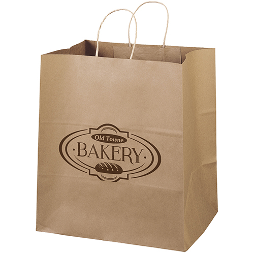 Eco Shopper Brute custom printed paper bag - view 2 - Graphink Miami