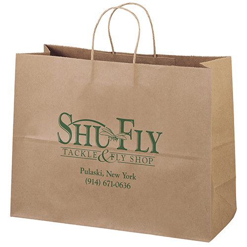 Eco Shopper Vogue custom printed paper bag - view 2 - Graphink Miami