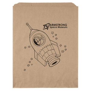 12 x 15 Merchandise Paper Bag custom printed paper bag - Graphink Miami