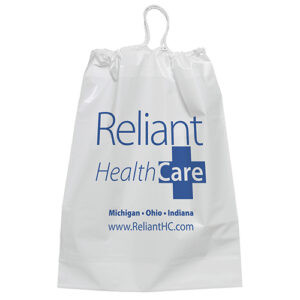 Cotton-Draw Bag 12x16x 4 custom printed plastic bag - Graphink Miami