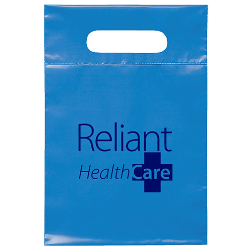 Die Cut Handle Bag 7x10½ custom printed plastic bag - view 2 - Graphink Miami