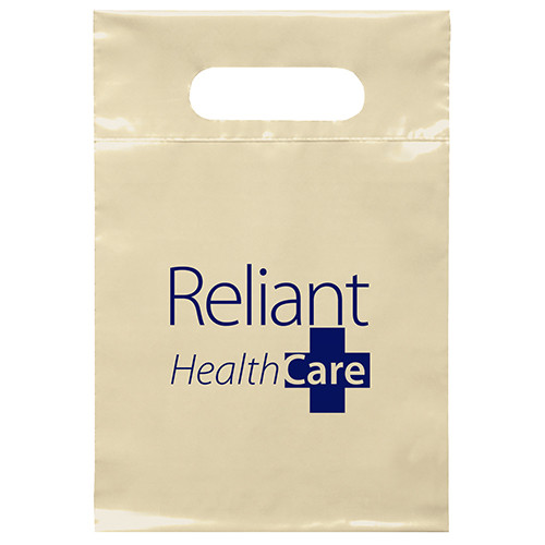 Die Cut Handle Bag 7x10½ custom printed plastic bag - view 3 - Graphink Miami