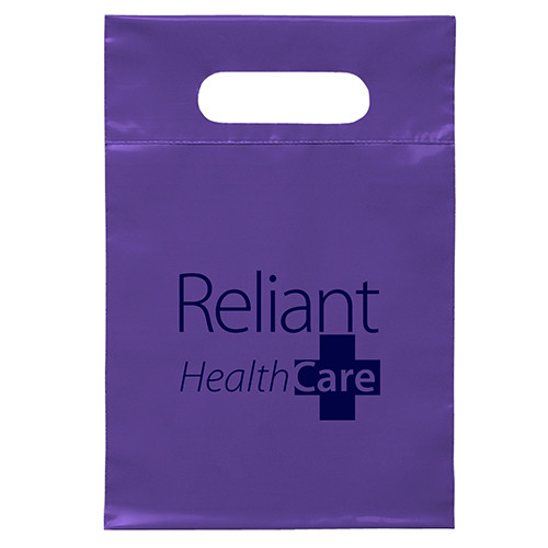 Die Cut Handle Bag 7x10½ in Grape - custom printed bag - Graphink Miami