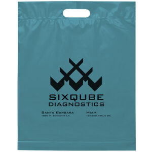 Die Cut Handle Bag 15x19x3 custom printed plastic bag - Graphink Miami