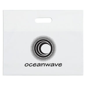 Die Cut Handle Bag 16x13 custom printed plastic bag - Graphink Miami