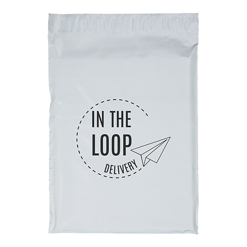 9½ x 12 Plastic Mailer custom printed plastic bag - view 2 - Graphink Miami