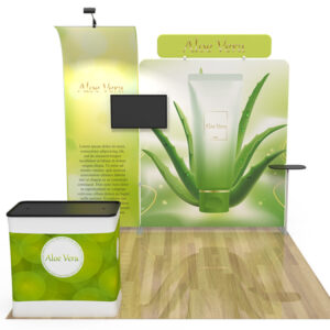 10x10 custom trade show booth kit 16 - Graphink Miami