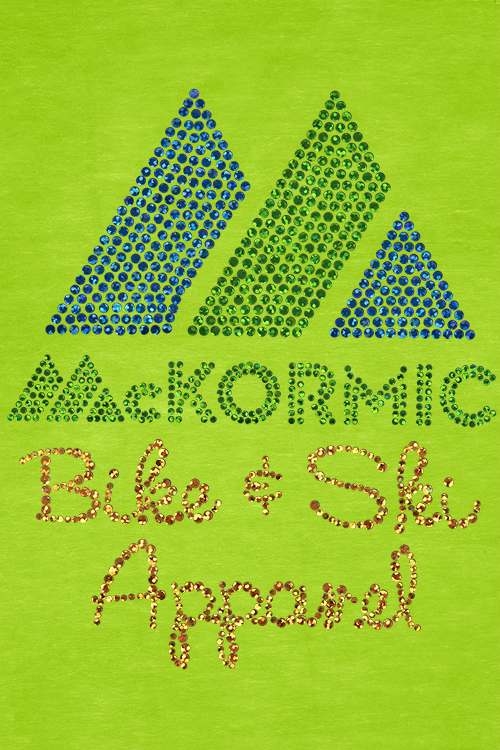 Sheer Elegance Tissue in Lime Green - custom printed bag - Graphink Miami