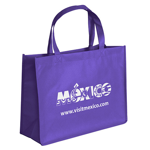 Ben Non-Woven Bag in Grape - custom printed bag - Graphink Miami