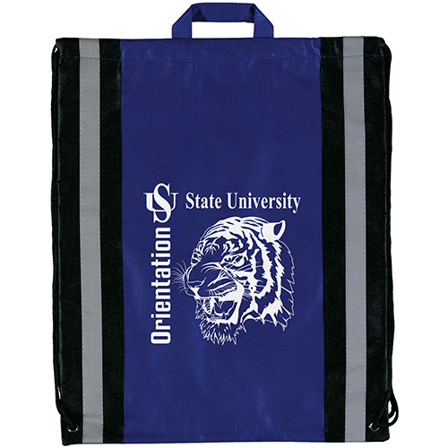 Magellan Non-Woven Bag in Royal Blue - custom printed bag - Graphink Miami