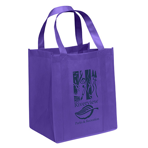 Big Thunder® Non-Woven Bag in Grape - custom printed bag - Graphink Miami