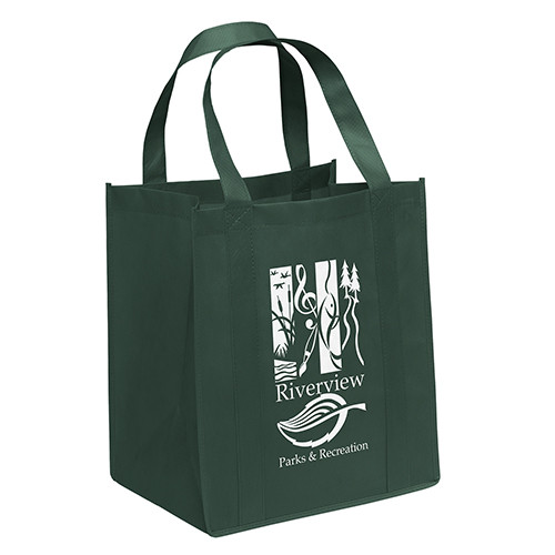 Big Thunder® Non-Woven Bag in Hunter Green - custom printed bag - Graphink Miami