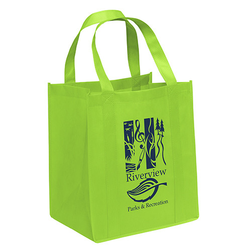 Big Thunder® Non-Woven Bag in Lime Green - custom printed bag - Graphink Miami