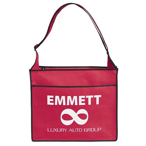 Elite™ Non-Woven Bag in Red - custom printed bag - Graphink Miami