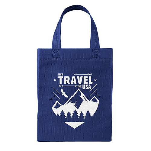 Glory™ Non-Woven Bag in Royal Blue - custom printed bag - Graphink Miami