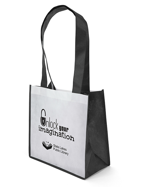 Monet Non-Woven Bag custom printed non-woven bag - view 2 - Graphink Miami