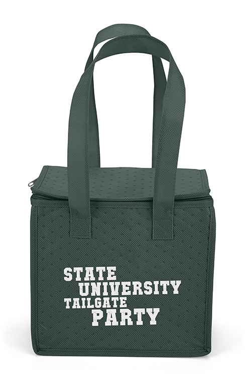 Therm-O Cooler Tote™ in Hunter Green - custom printed bag - Graphink Miami