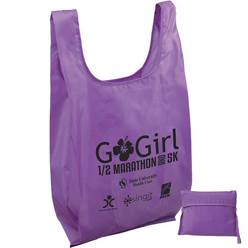 T-PAC™ Polyester Bag in Purple - custom printed bag - Graphink Miami