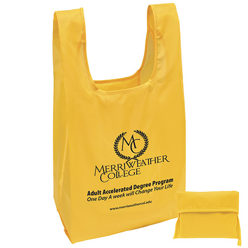T-PAC™ Polyester Bag in Yellow - custom printed bag - Graphink Miami