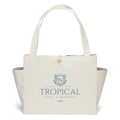 Sandford™ Deluxe Canvas Tote custom printed cotton bag - Graphink Miami