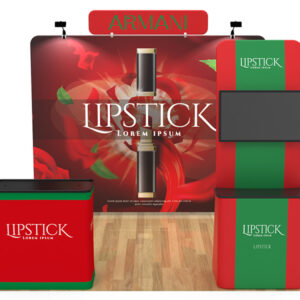 10x10 custom trade show booth kit 27 - Graphink Miami