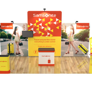 10x20 custom trade show booth kit L - Graphink Miami