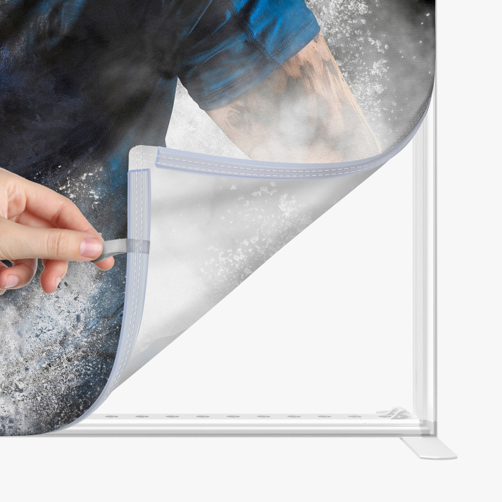 10ft SEG Backlit Fabric Display - view 5 - trade show display Miami